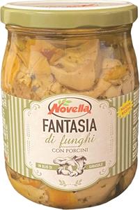 FANTASIA DI FUNGHI CON PORCINI IN OLIO DI  GIRASOLE