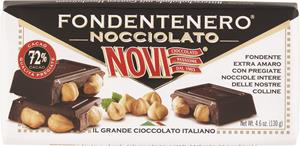 TAVOLETTA DI CIOCCOLATO FONDENTENERO NOCCIOLATO