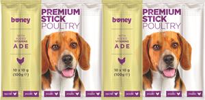 CONFEZIONE 10PZ PREMIUM STICKS MONOPORZIONE 10X10 GR.  BONEY CANE POLLO