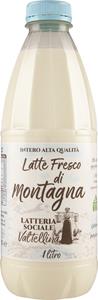 LATTE FRESCO PASTORIZZATO ALTA QUALITA' DI MONTAGNA