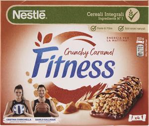 BARRETTE DI CEREALI 4 X 23,5 G CRUNCHY CARAMEL