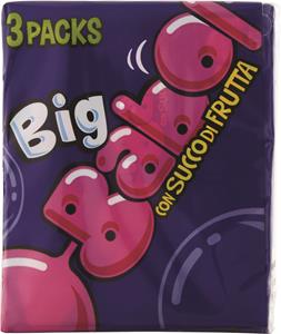 3 CONFEZIONI MEGA BIG BABOL JUICY S Z