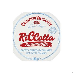 SPALMABILE DI RICCOTTA 150 GR VALCOLATTE