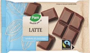 TAVOLETTA DI CIOCCOLATO AL LATTE FAIRTRADE