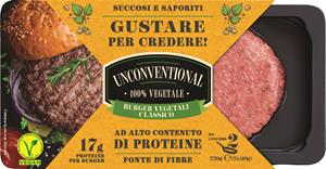 UNCONVENTIONAL BURGER  VEGETALE CLASSICO 220 G