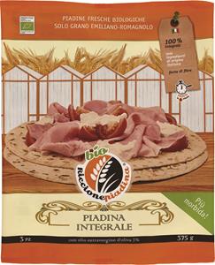 PIADINA INTEGRALE BIOLOGICA 3PZ. 375G