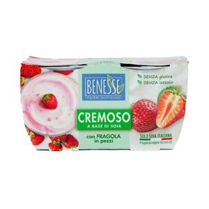 Mix cremoso soia fragola, ananas 2 x 125 gr-fragola