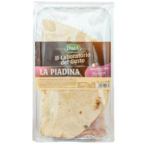 Piadina farcita prosciutto cotto mozzarella, prosciutto crudo mozzarella 190 gr-prosciutto cotto e mozzarella