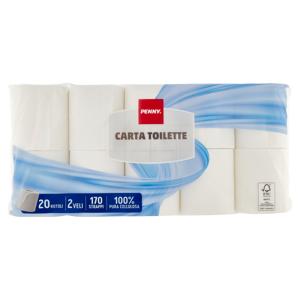 Penny Carta Toilette Rotoli 2 Veli 20 pz