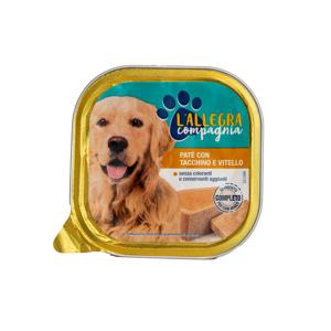 Pate' per cane agnello, tacchino e vitello 300 gr-tacchino e vitello