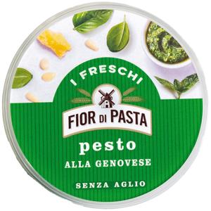 Pesto genovese con aglio, senza aglio 120 gr-pesto senza aglio