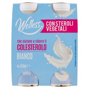 Welless con Steroli Vegetali Bianco 4 x 100 g