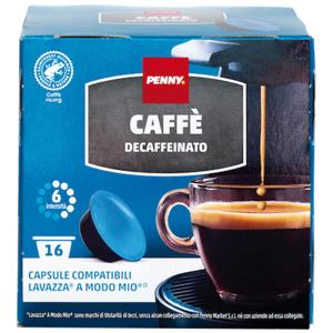 Capsule decaffeinato compatibili a modo mio 16 pezzi 104 gr