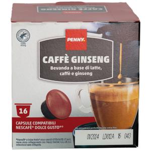 Caps caffe'& ginseng compatibili a modo mio 16 pezzi 144 gr