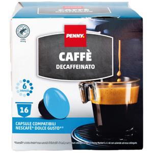 Caps decaffeinato compatibili dolce gusto 16 pezzi 112 gr