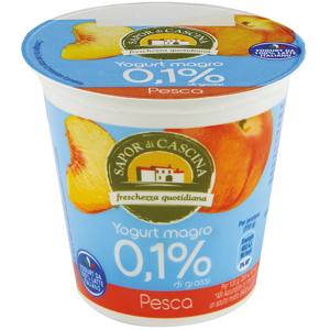 Yogurt magro pesca, ananas 150 gr-pesca