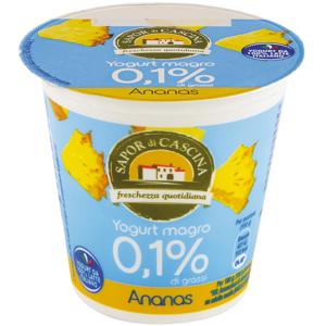 Yogurt magro pesca, ananas 150 gr-ananas