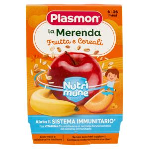 Plasmon la Merenda Frutta e Cereali Nutri mune 2 x 120 g