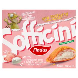 Sofficini Findus 5 Sofficini Prosciutto Cotto Più Mozzarella 312,5 g