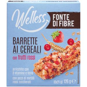 Barrette multicerali cioccolato&frutti rossi 126 gr-Frutti rossi