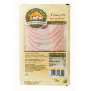 Pancetta arrotolata a fette 100 gr