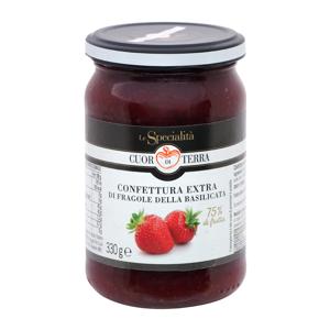 Confettura fragole della Basilicata e albicocca 330 gr-Fragole Basilicata