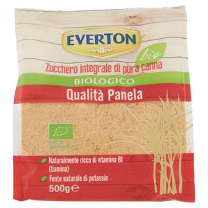 Everton bio Zucchero integrale di pura canna Biologico Qialità Panela 500 g