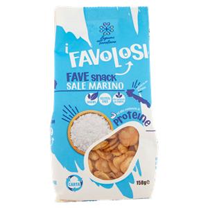 Legumi del Tavoliere i Favolosi Fave snack Sale Marino 150 g