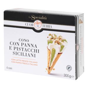 Cono Panna e Pistacchio 300g