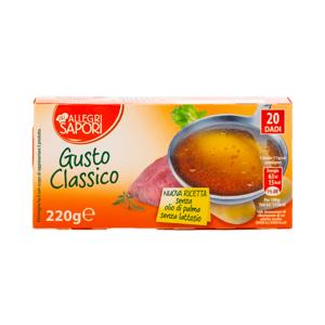 Dadi per brodo classico 220 gr