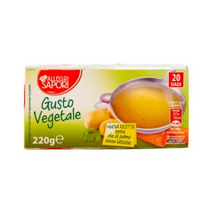 Dadi per brodo vegetale 220 gr