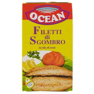 Ocean Filetti di sgombro in olio di semi 125 g