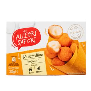 Mozzarelle panate 300 gr