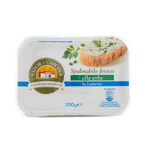 Formaggio spalmabile alle erbe 200 gr