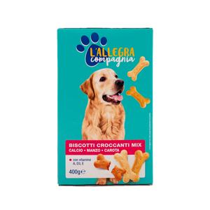 Biscotti croccati per cani 400 gr-ossetti colorati