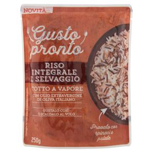 Gusto pronto Riso Integrale e Selvaggio 250 g