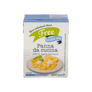 Panna da cucina uht senza lattosio 200 ml