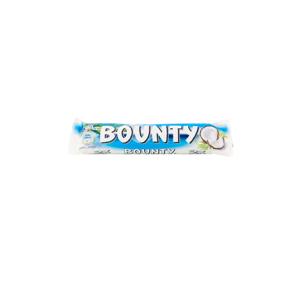 M&M's choco and peanut 45g, Twix 50 gr, Snickers 50 gr, Mars 51 gr, Bounty 57 gr-bounty singolo