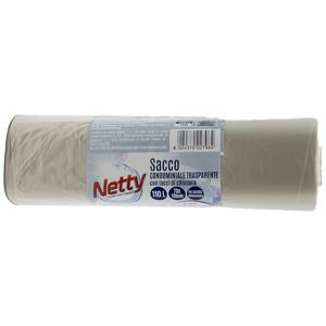 Sacco condominio trasparente 70x100, 110 lt, 10 pezzi