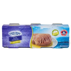 Tonno Yellowfin all'olio di oliva 3 x 80 gr