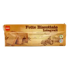 Fette biscottate integrali 72 pz 640 gr