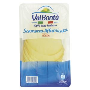 Formaggi a fette provola, scamorza 140 gr-bianca