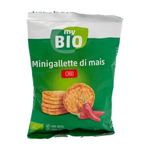 Minigallette di mais, al chili, al rosmarino, con olio di oliva 180 gr-chili