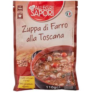 Zuppa di orzo, di farro, pasta e fagioli 110 gr-zuppa di farro