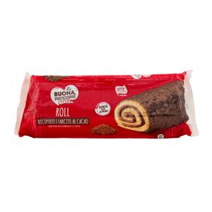 Roll ricoperto e farcito al cacao 300 gr