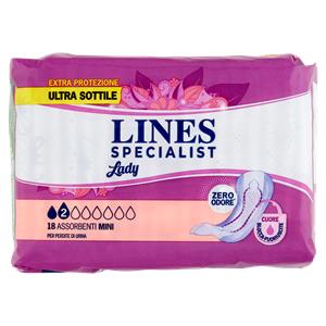 Lines Specialist Lady Assorbenti Mini 18 pz