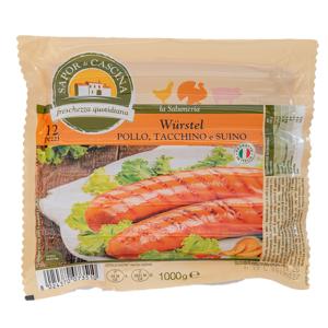 Wurstel di carne mista 1 kg