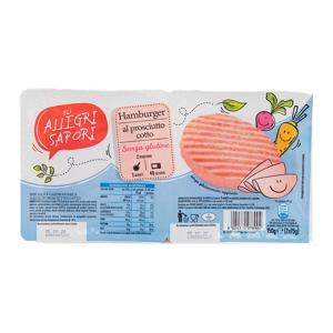 Hamburger di prosciutto cotto 150 gr