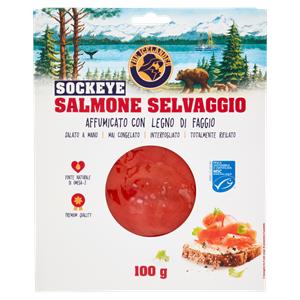 The Icelander Sockeye Salmone Selvaggio Affumicato con Legno di Faggio 100 g