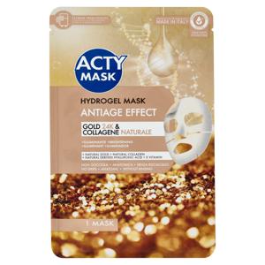 Acty Mask Hydrogel Mask Antiage Effect Gold 24K & Collagene Naturale 1 pz